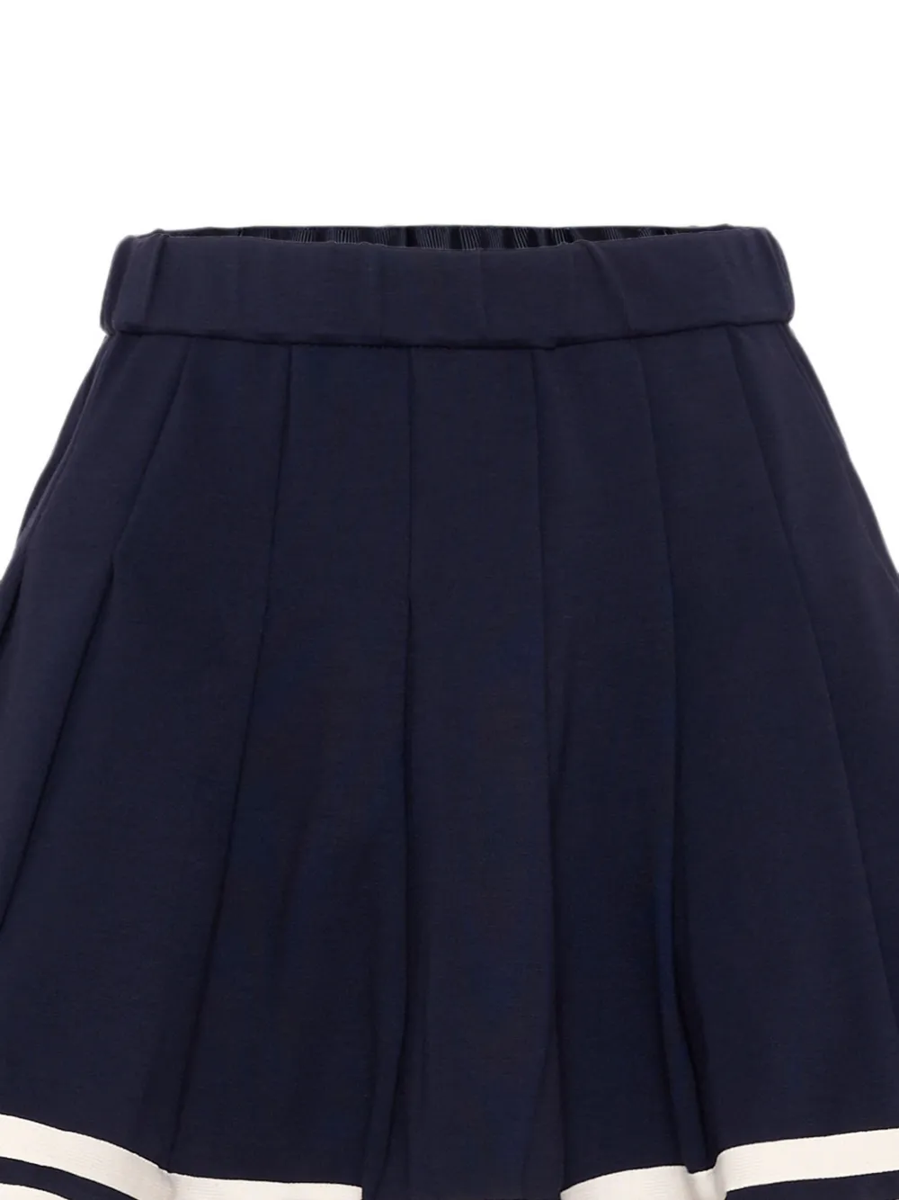 Molo Rok met gestreepte afwerking en plooien Blauw
