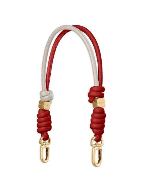 MAISON de SABRÉ twist knotted leather bag strap