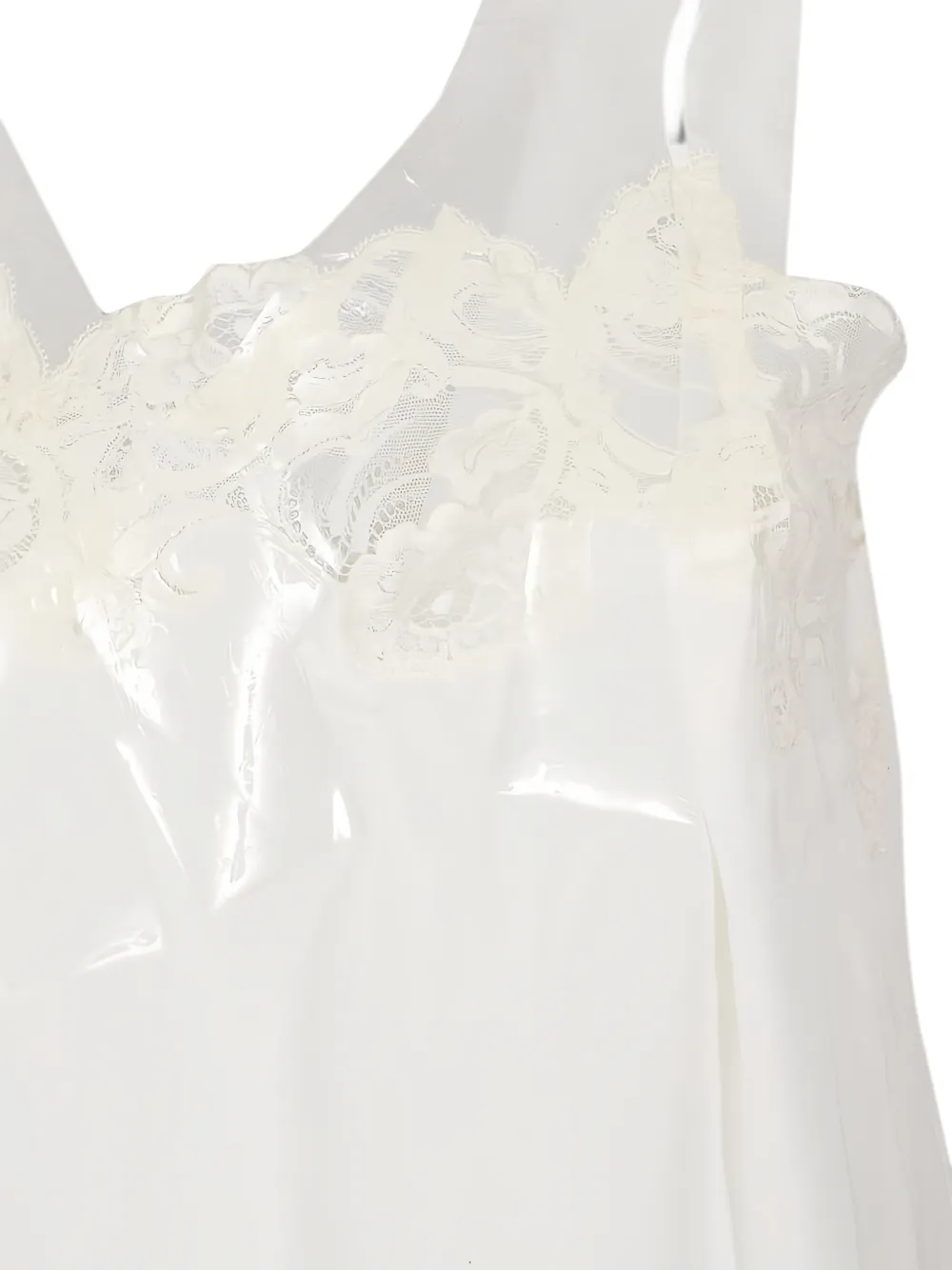 Maison Margiela Mini-jurk met spaghettibandjes Wit