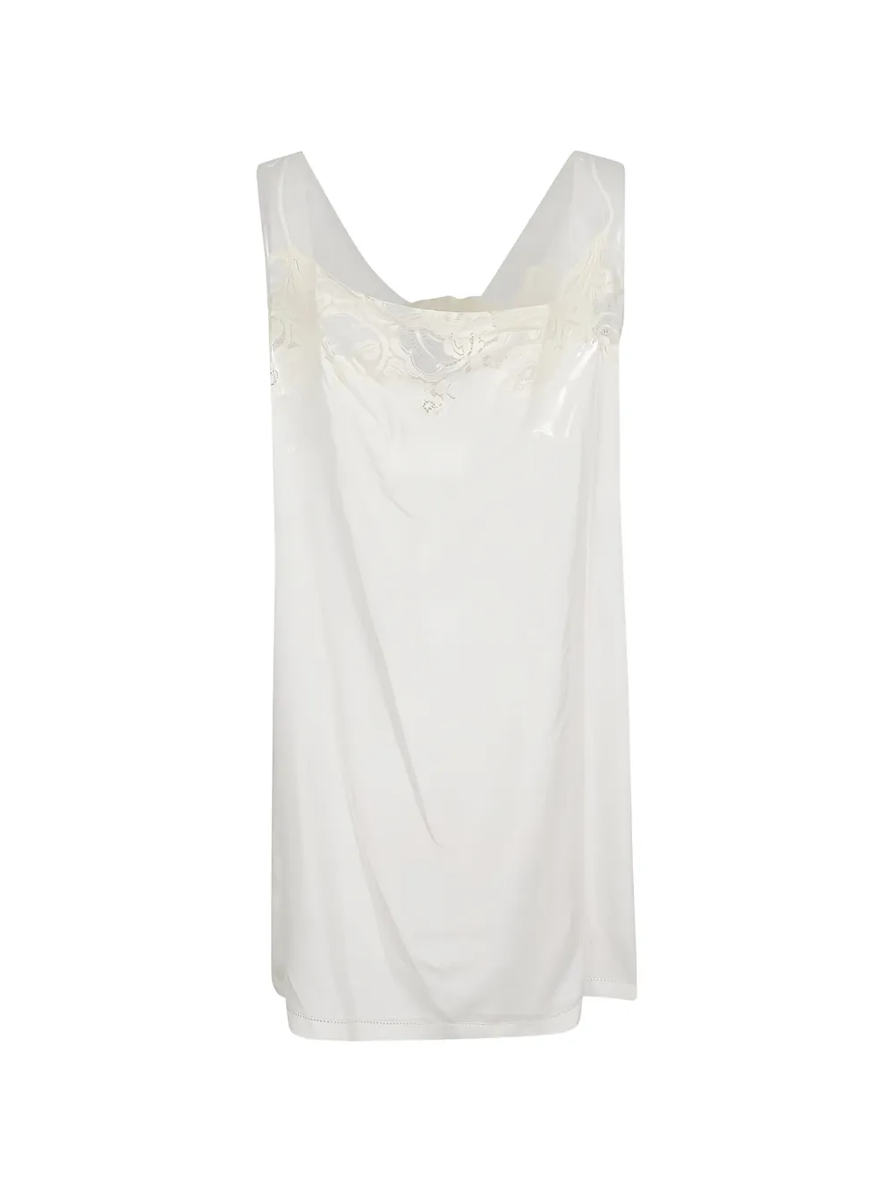 Maison Margiela Mini-jurk met spaghettibandjes Wit