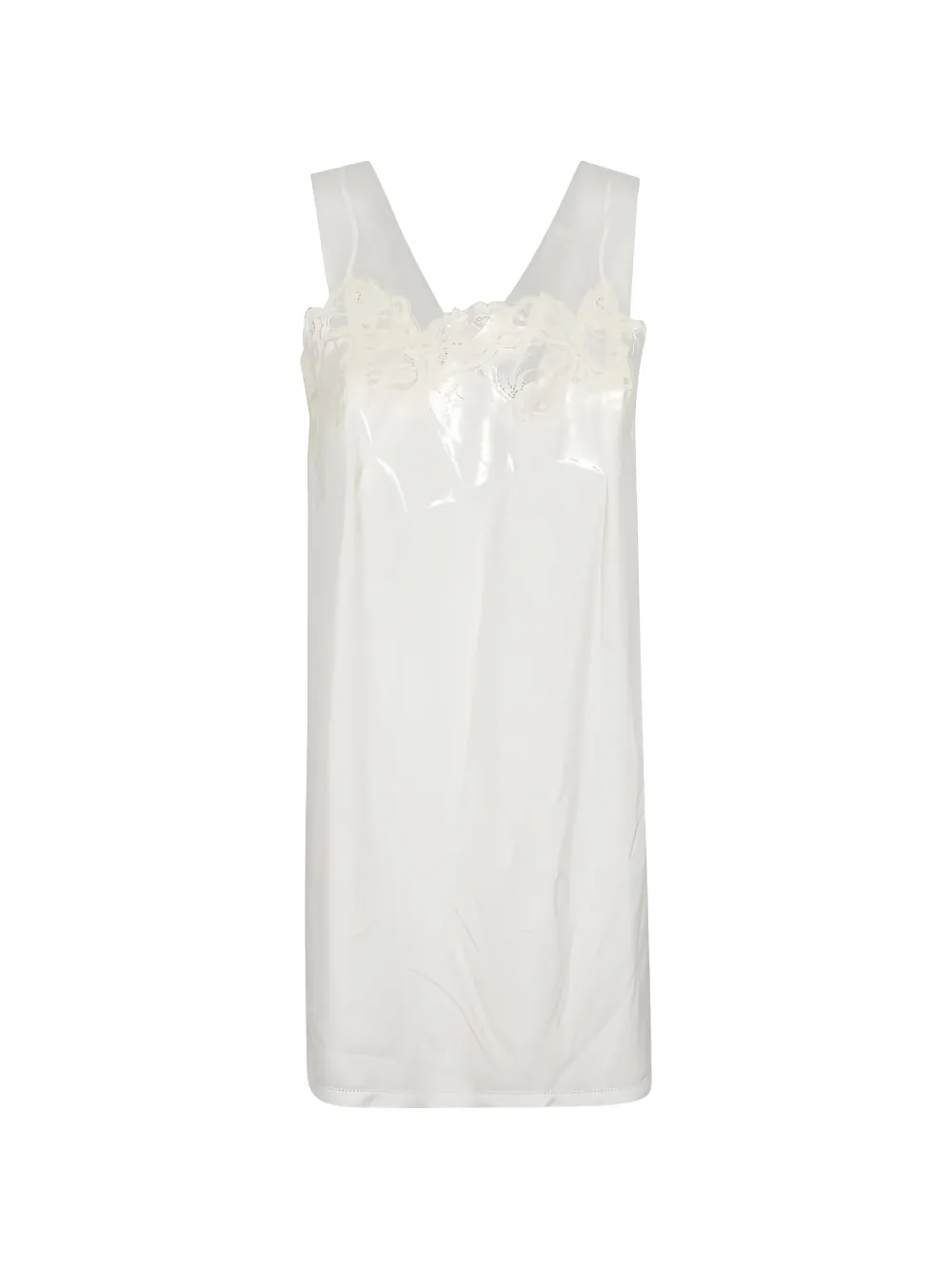 Maison Margiela slip spaghetti-strap mini dress - White