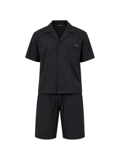 Dolce & Gabbana logo-pattern pyjama set