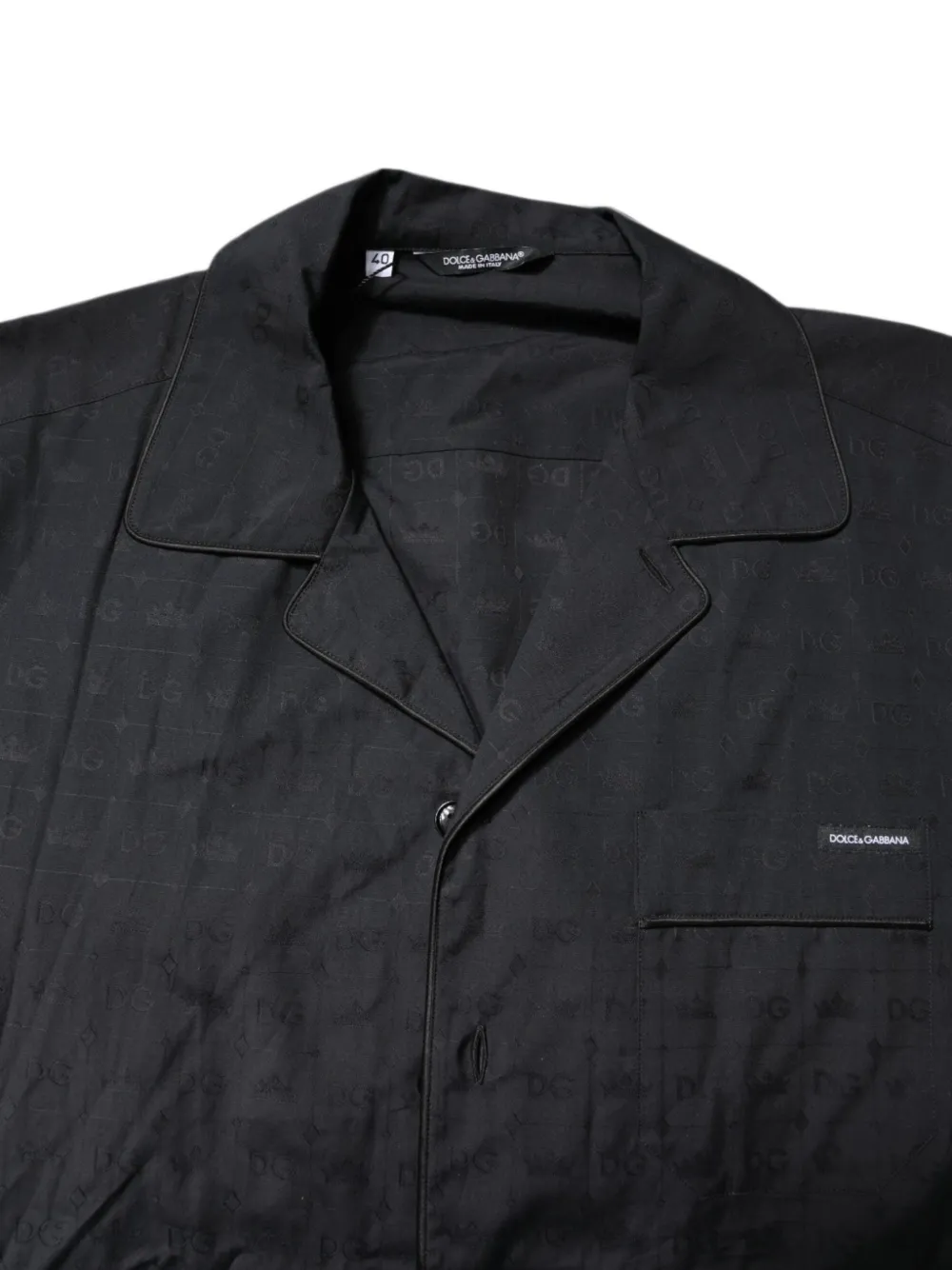 Dolce & Gabbana Pyjama met logopatroon Zwart