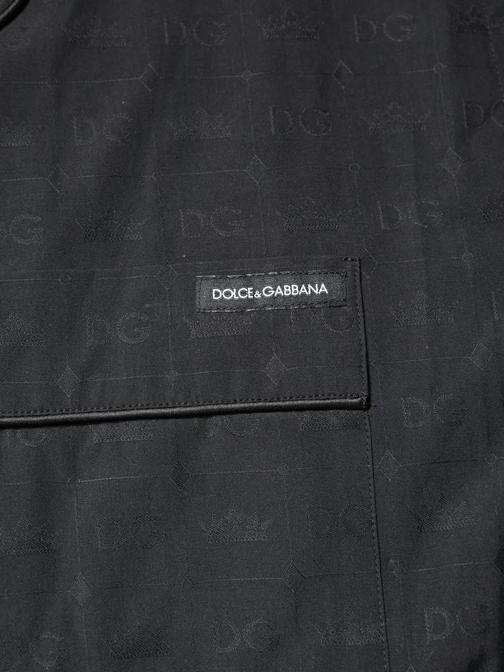 Dolce & Gabbana Pyjama met logopatroon Zwart