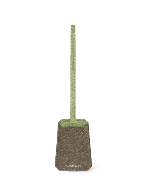 MAISON de SABRÉ grain-leather luggage tag