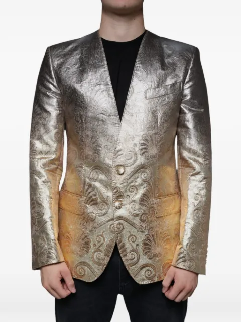 Dolce & Gabbana blazer en jacquard con botones