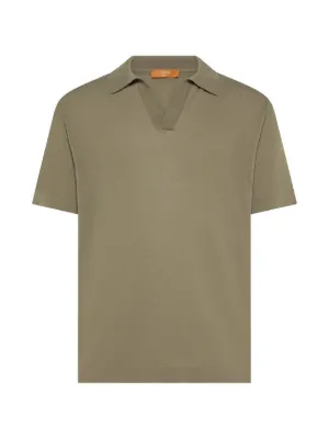 Issey Miyake プリーツポロカラーTシャツ | グリーン | FARFETCH JP