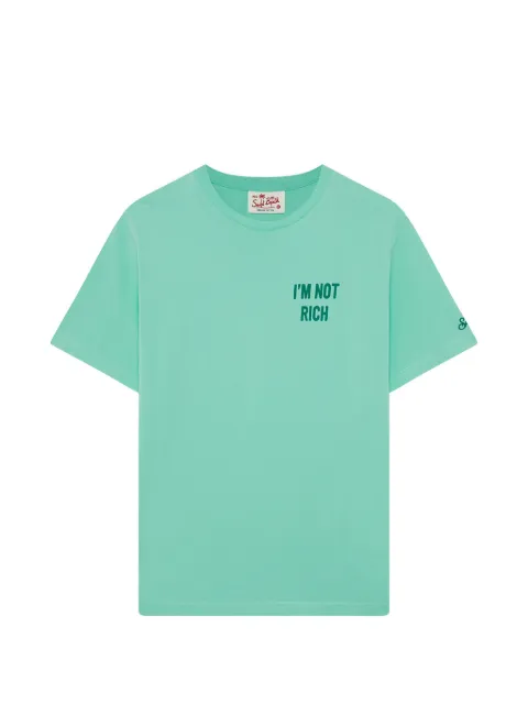 MC2 Saint Barth slogan-print cotton T-shirt