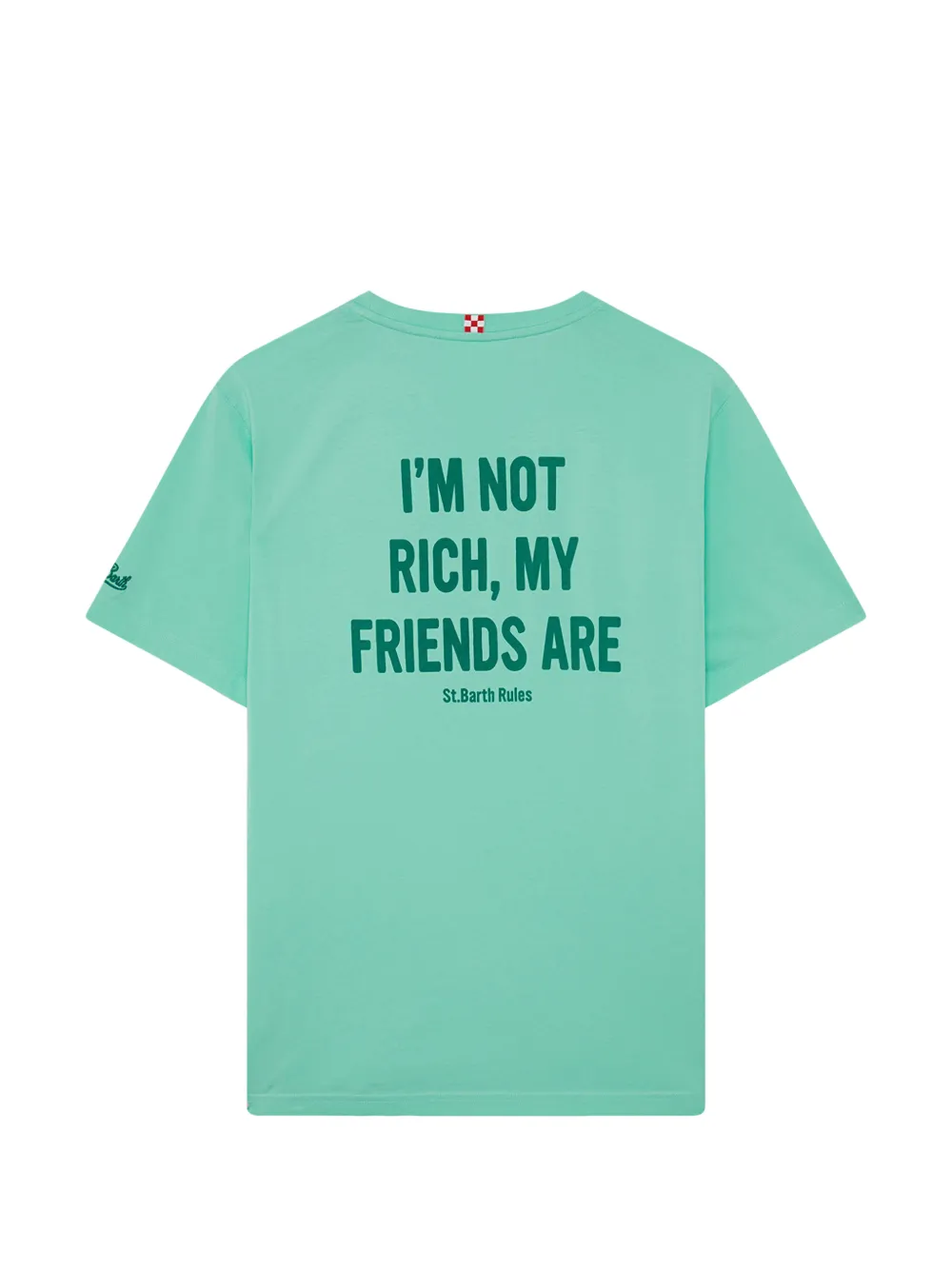 MC2 Saint Barth Katoenen T-shirt met tekst Groen