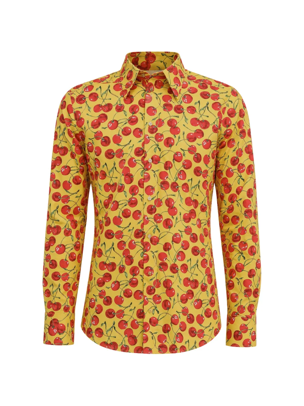 Dolce & Gabbana Camicia Martini con stampa - Giallo