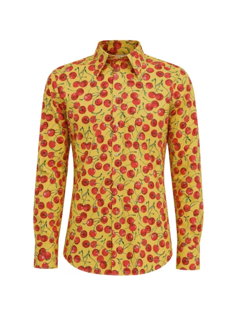 Dolce & Gabbana chemise Martini à cerises imprimées