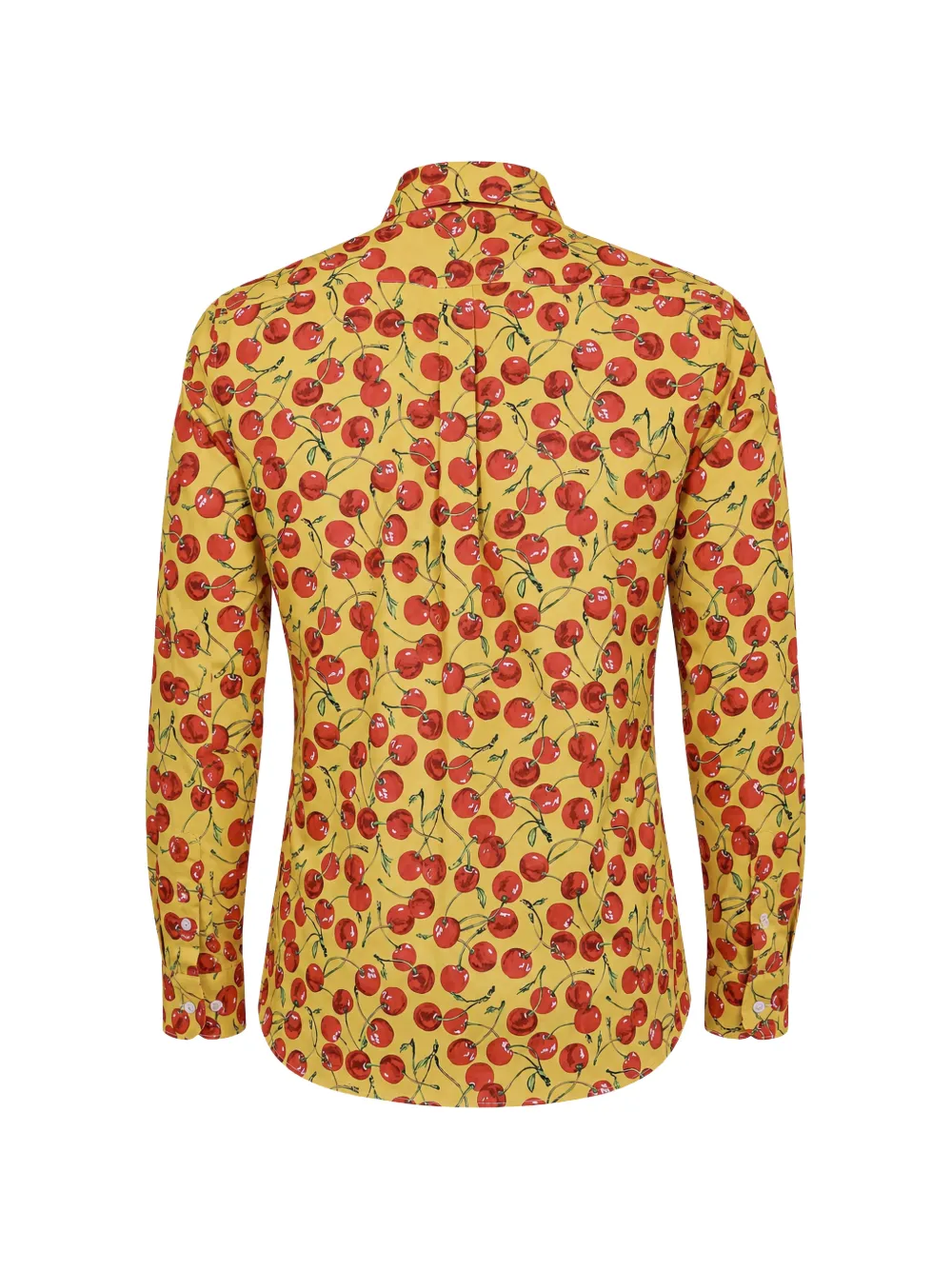 Dolce & Gabbana Martini overhemd met kersenprint Geel