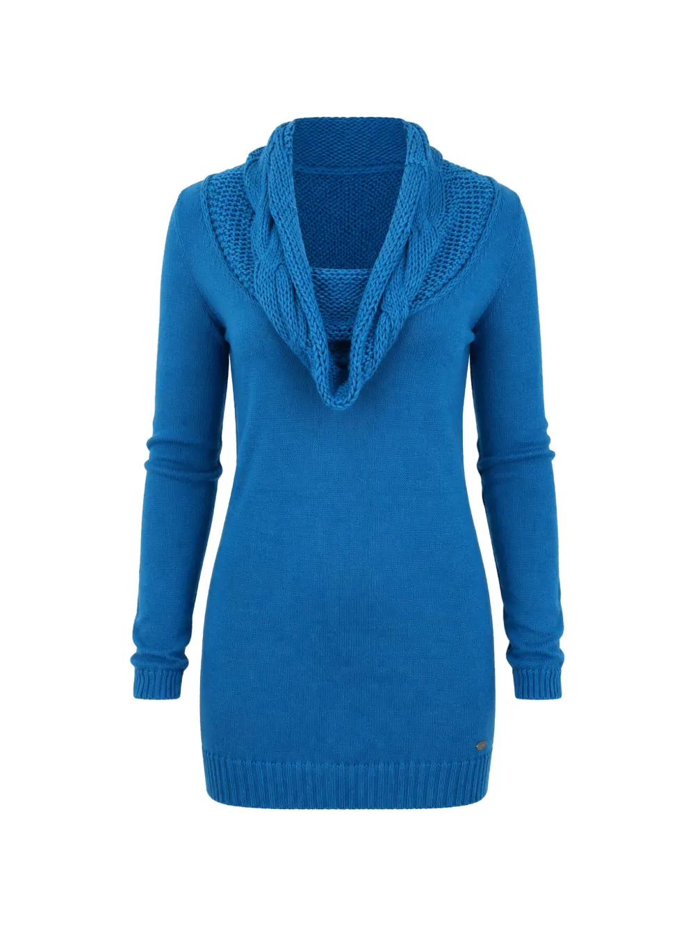Costume National maglione con scollo drappeggiato - Blu
