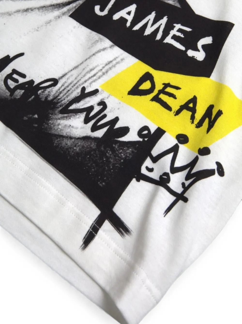 Dolce & Gabbana James Dean T-shirt met grafische print Wit