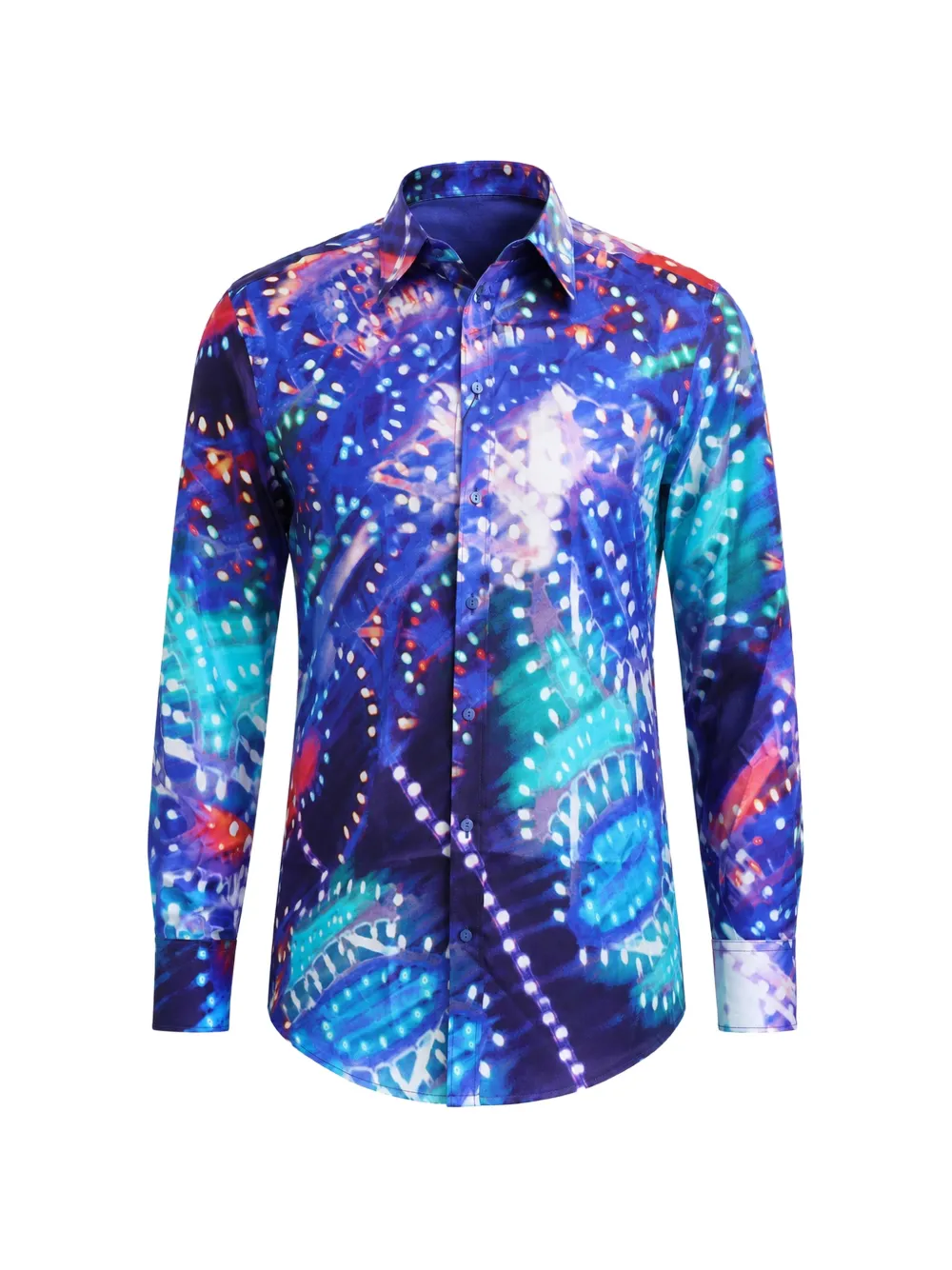 Dolce & Gabbana Camicia Luminarie Martini - Blu