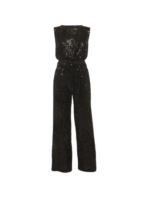 Maje pantalones bordados con lentejuelas