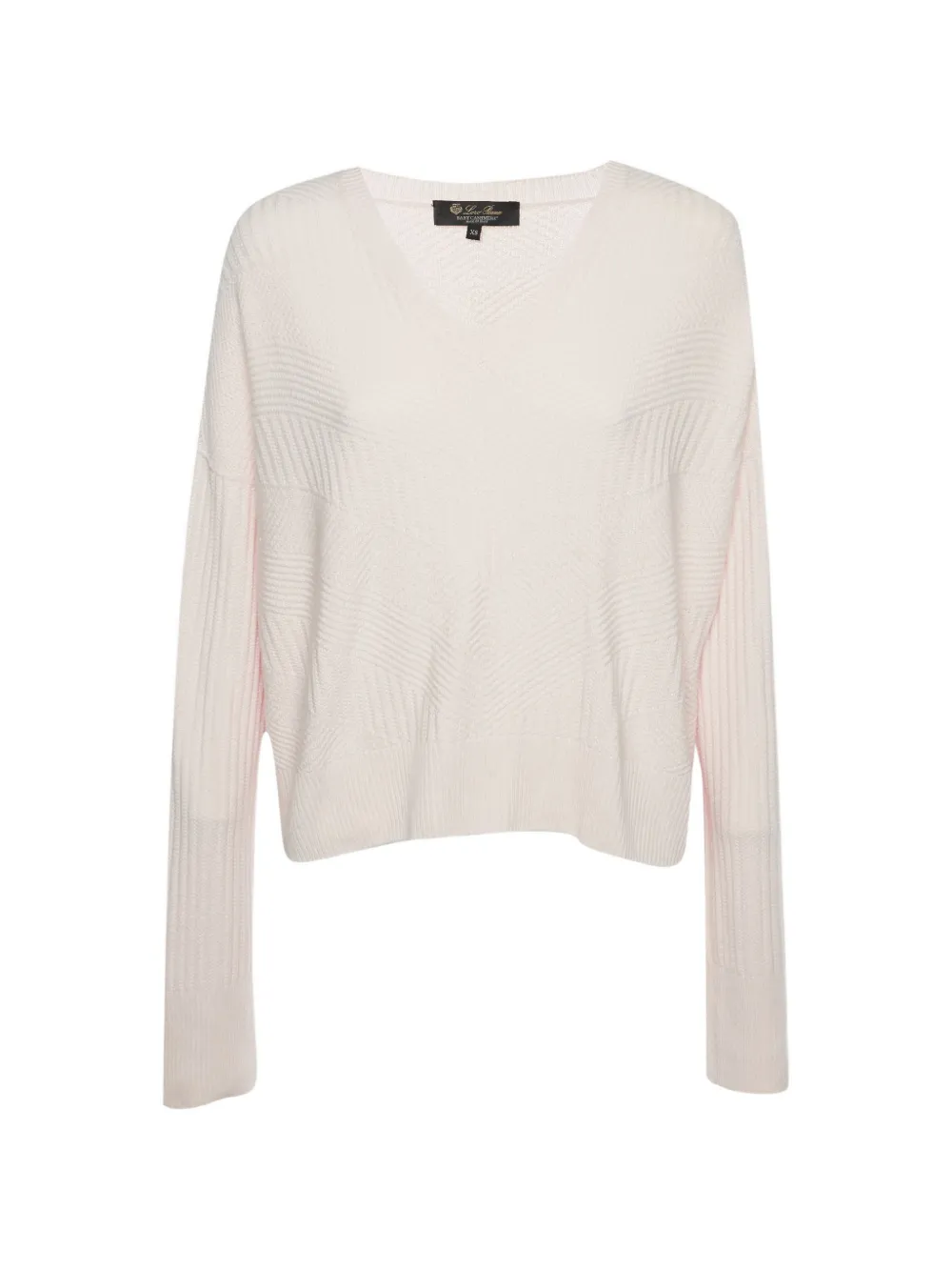 Loro Piana Pre-Owned cashmere patterned jumper - Rosa