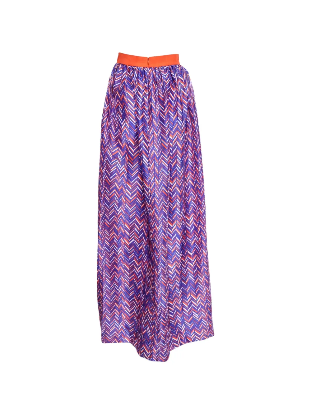 Roksanda zigzag-print flared maxi skirt - Viola