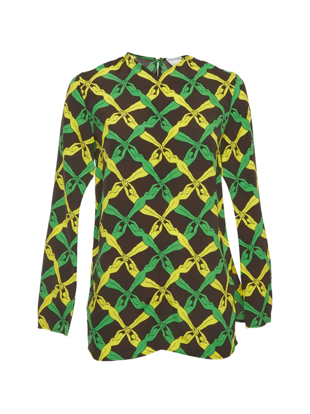 Bottega Veneta Pre-Owned printed blouse - Nero