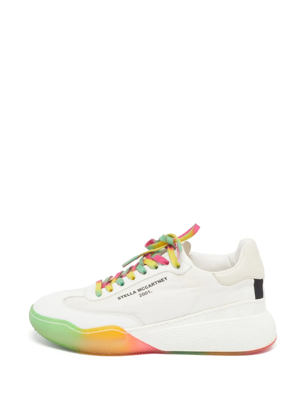 Stella McCartney Pre-Owned Loop lace-up sneakers - Bianco
