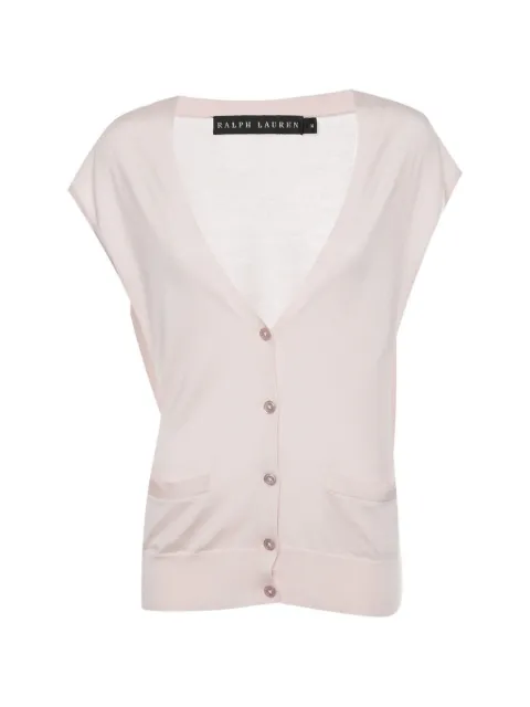 Ralph Lauren Vintage sleeveless V-neck cardigan
