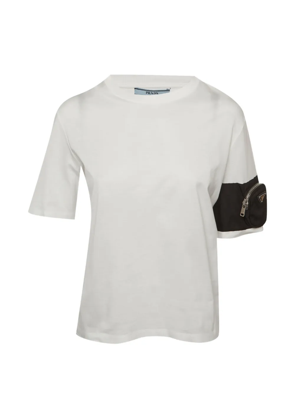 Prada Pre-Owned pocket-detail T-shirt - Bianco