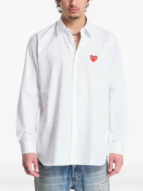 Comme Des Garçons Play heart-patch long-sleeve shirt