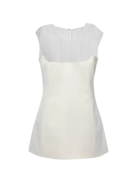 KHAITE Sasmo paneled sleeveless blouse