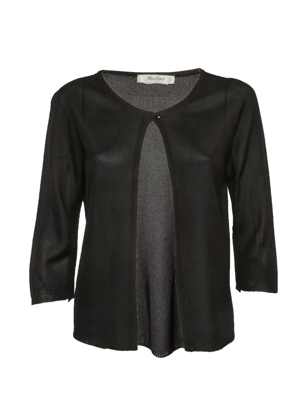 Max Mara Cardigan in maglia fine - Nero