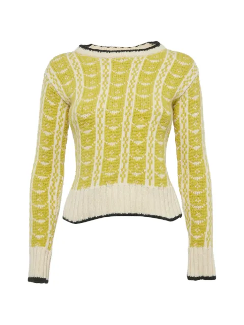 Marni Pre-Owned intarsia-knit sweater