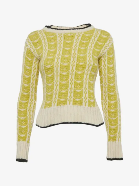 Marni Pre-Owned intarsia-knit sweater