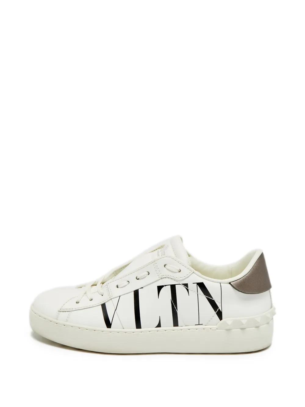 Valentino Garavani Pre-Owned VLTN leather sneakers - Weiß