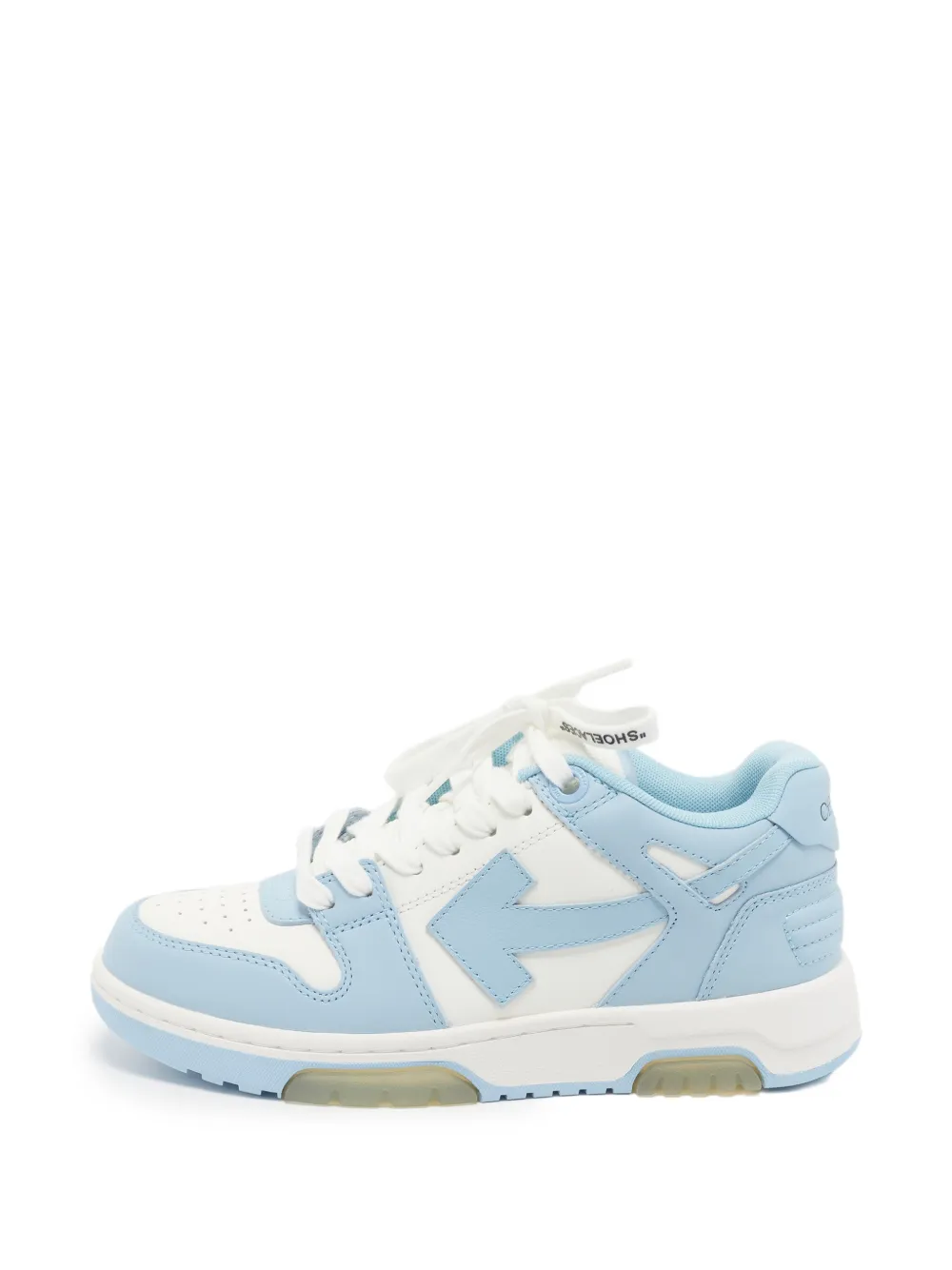 Off-White Pre-Owned Out Of Office lace-up leather sneakers - Blau