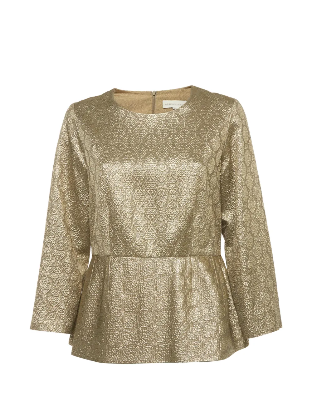 Stella McCartney Pre-Owned brocade peplum blouse - Oro