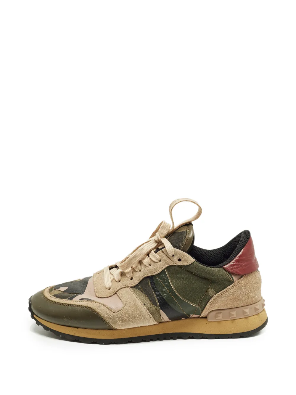 Valentino Garavani Pre-Owned Rockrunner camouflage sneakers - Verde