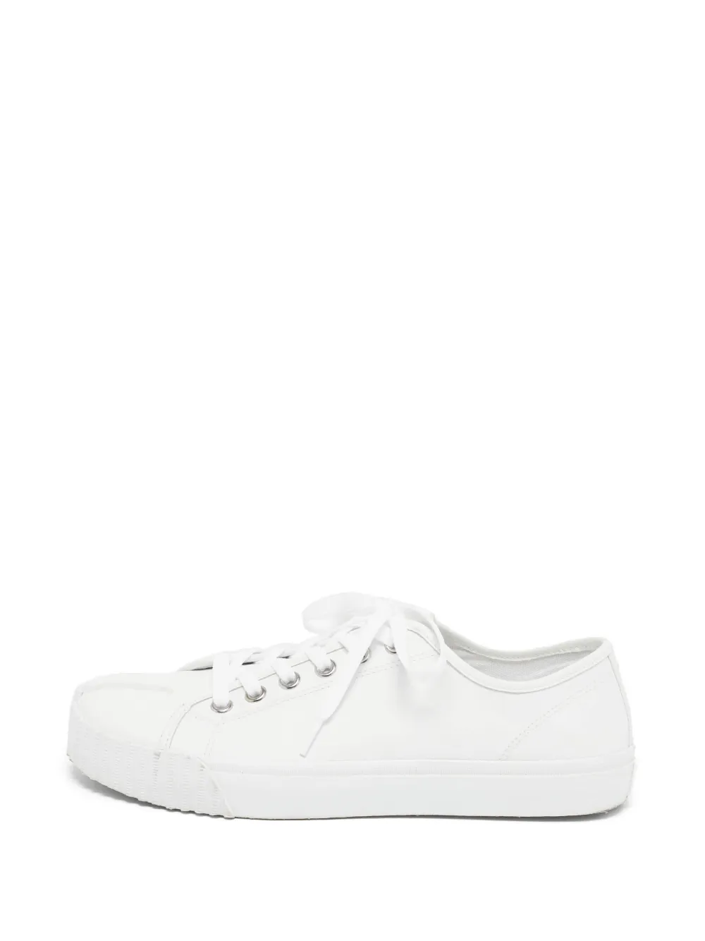 Maison Martin Margiela Pre-Owned Tabi split-toe sneakers - Bianco