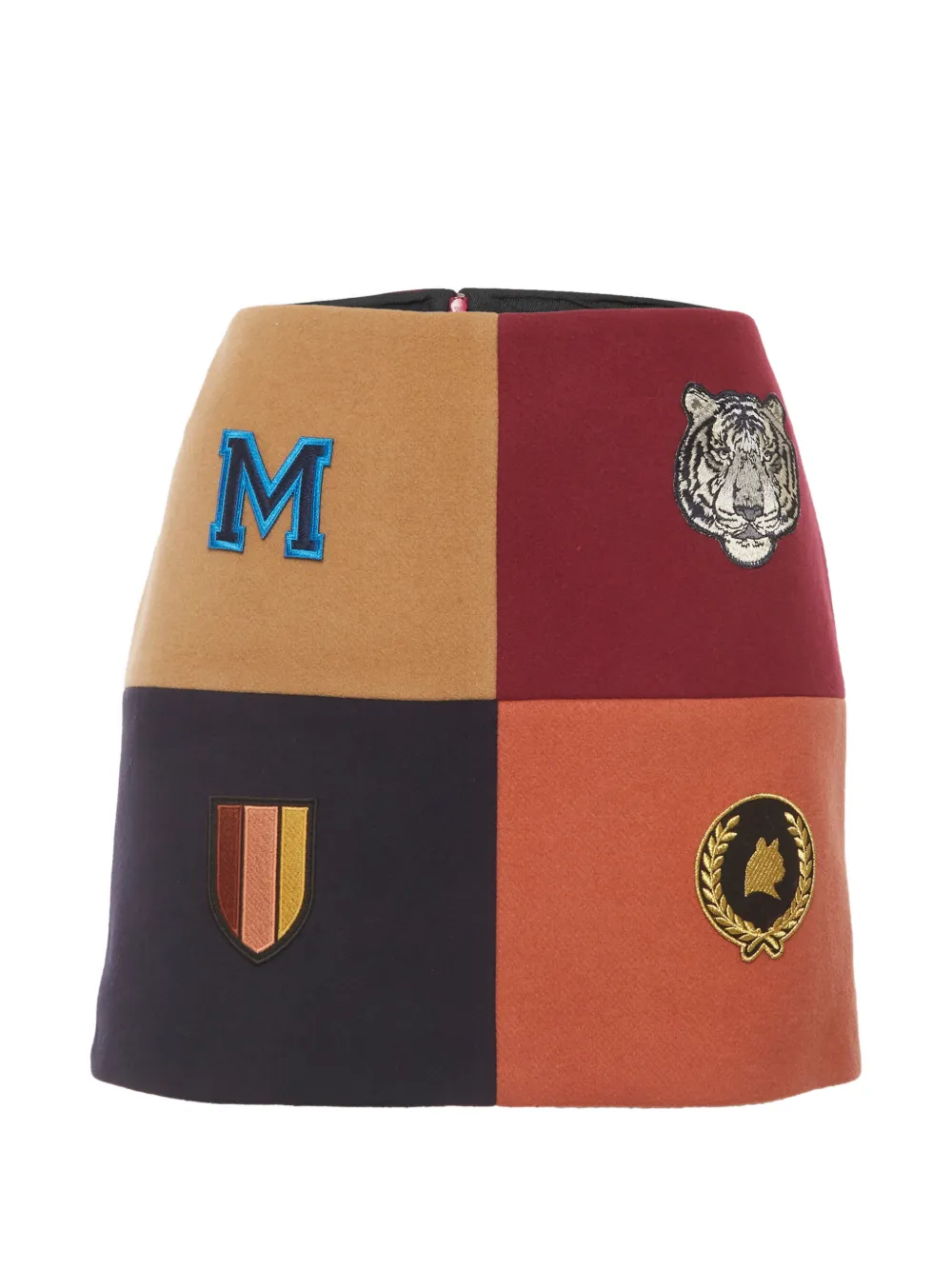 Stella McCartney Pre-Owned appliqué checker mini skirt - Toni neutri