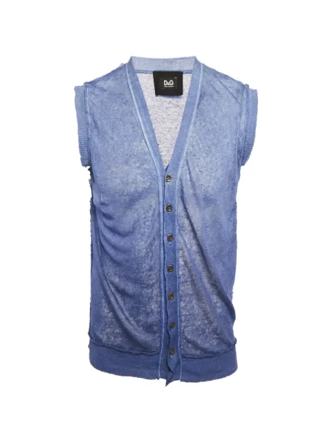 D&G ombré-effect sweater vest