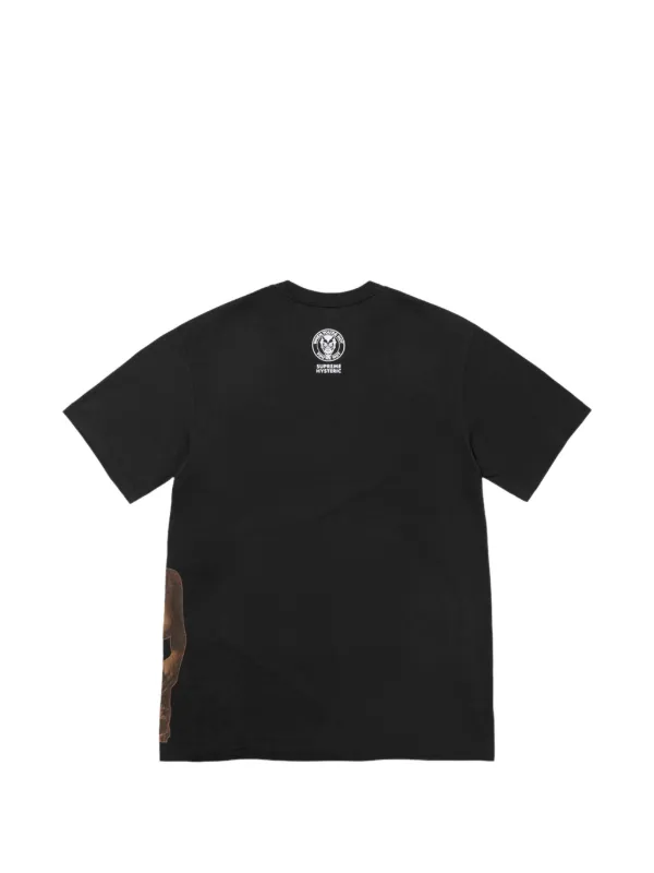 Supreme x Hysteric Glamour graphic-print T-shirt | Black | FARFETCH