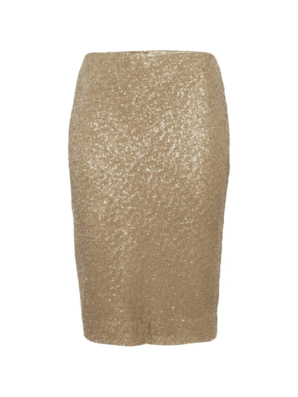 Ralph Lauren Vintage sequined pencil midi skirt - Oro