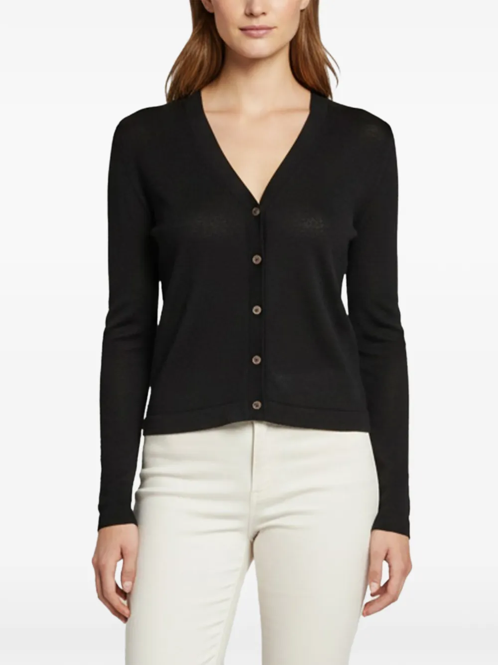 Miu Miu Pre-Owned Cardigan con bottoni - Nero