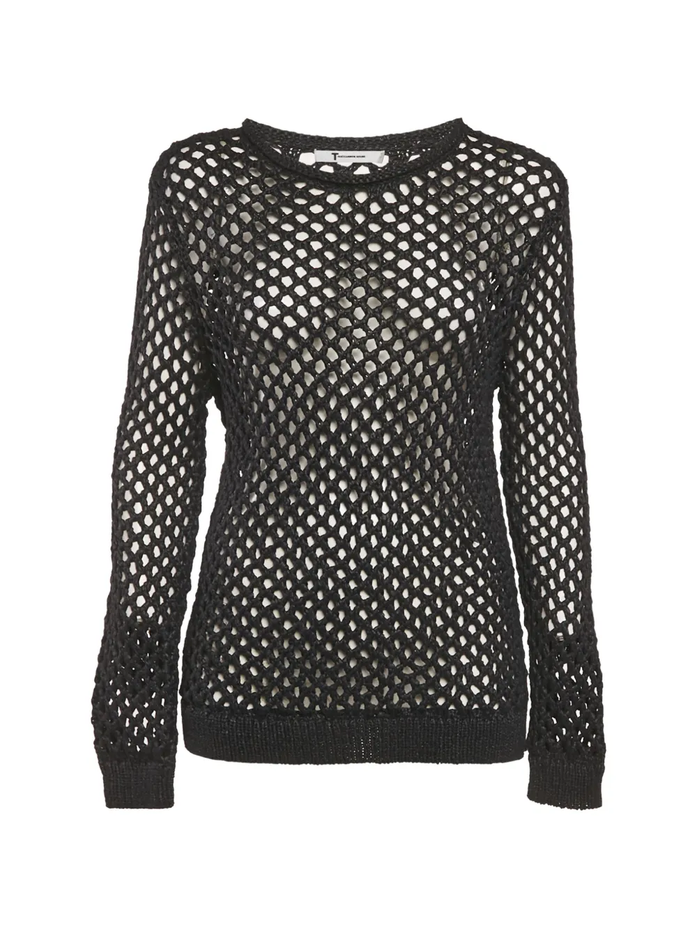 Alexander Wang crochet sheer sweater - Nero