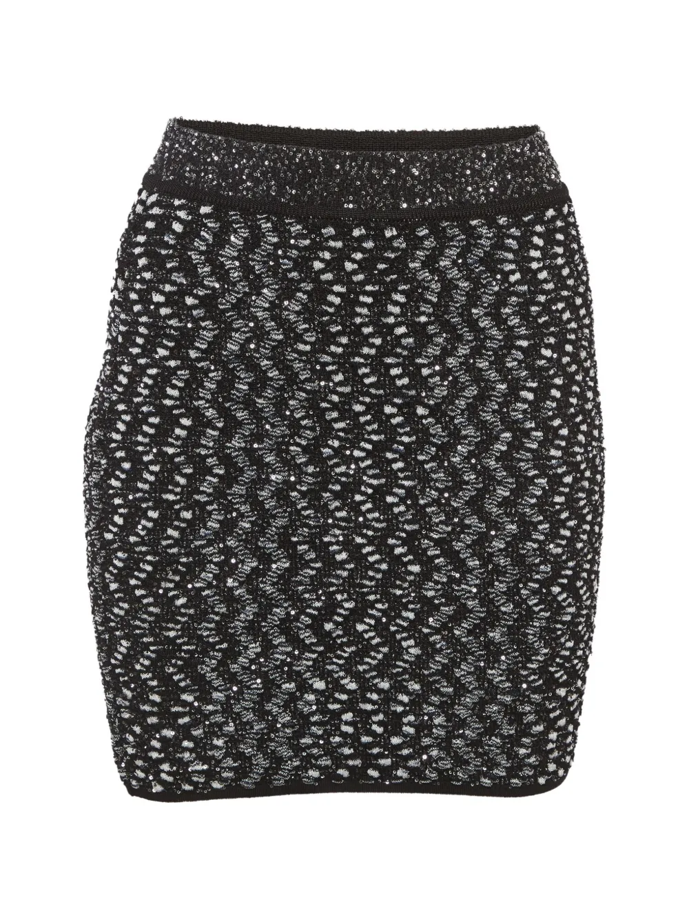 Missoni Pre-Owned sequin-embellished mini skirt - Nero