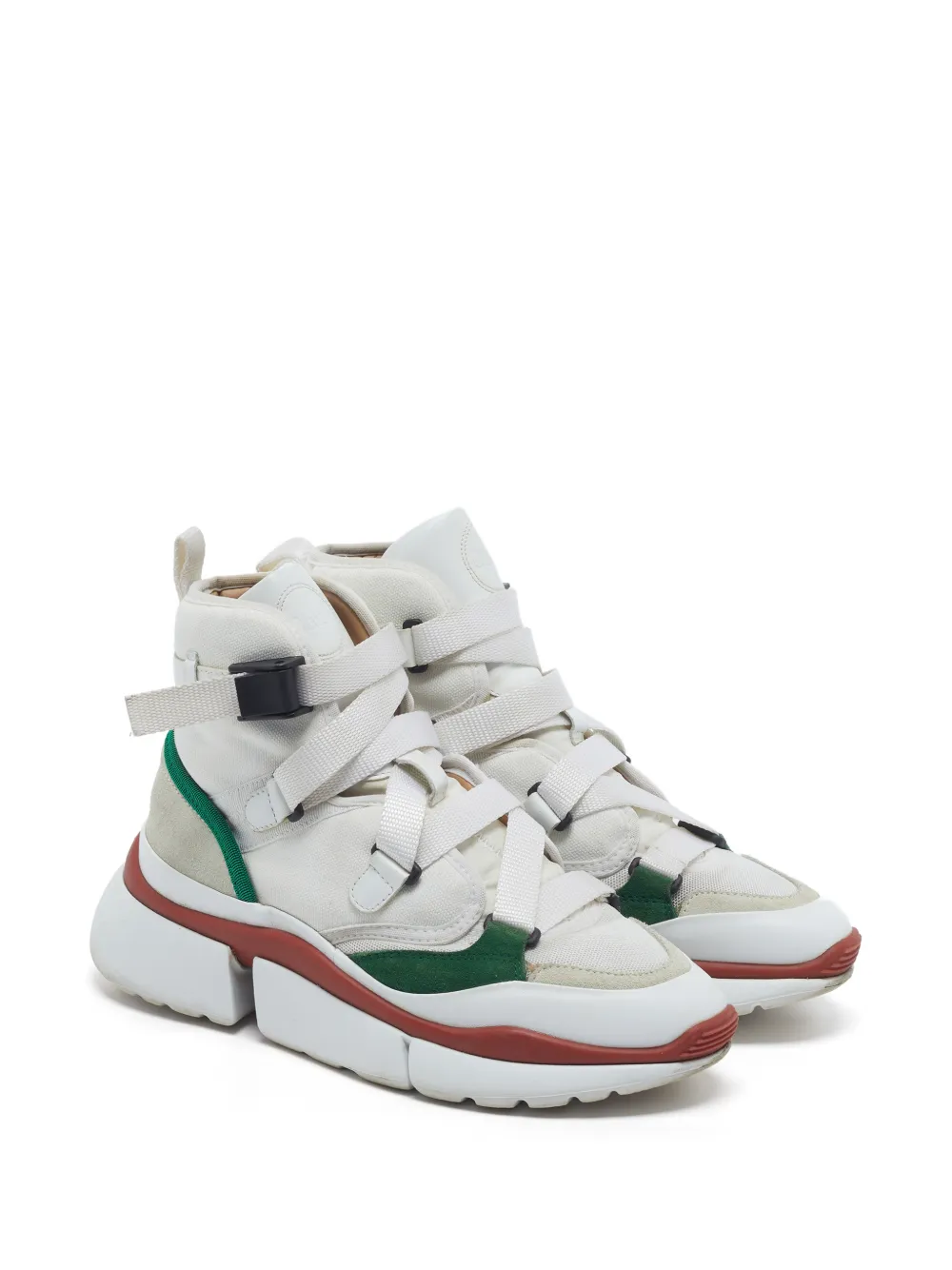Chloé Pre-Owned Sonnie sneakers - Nude