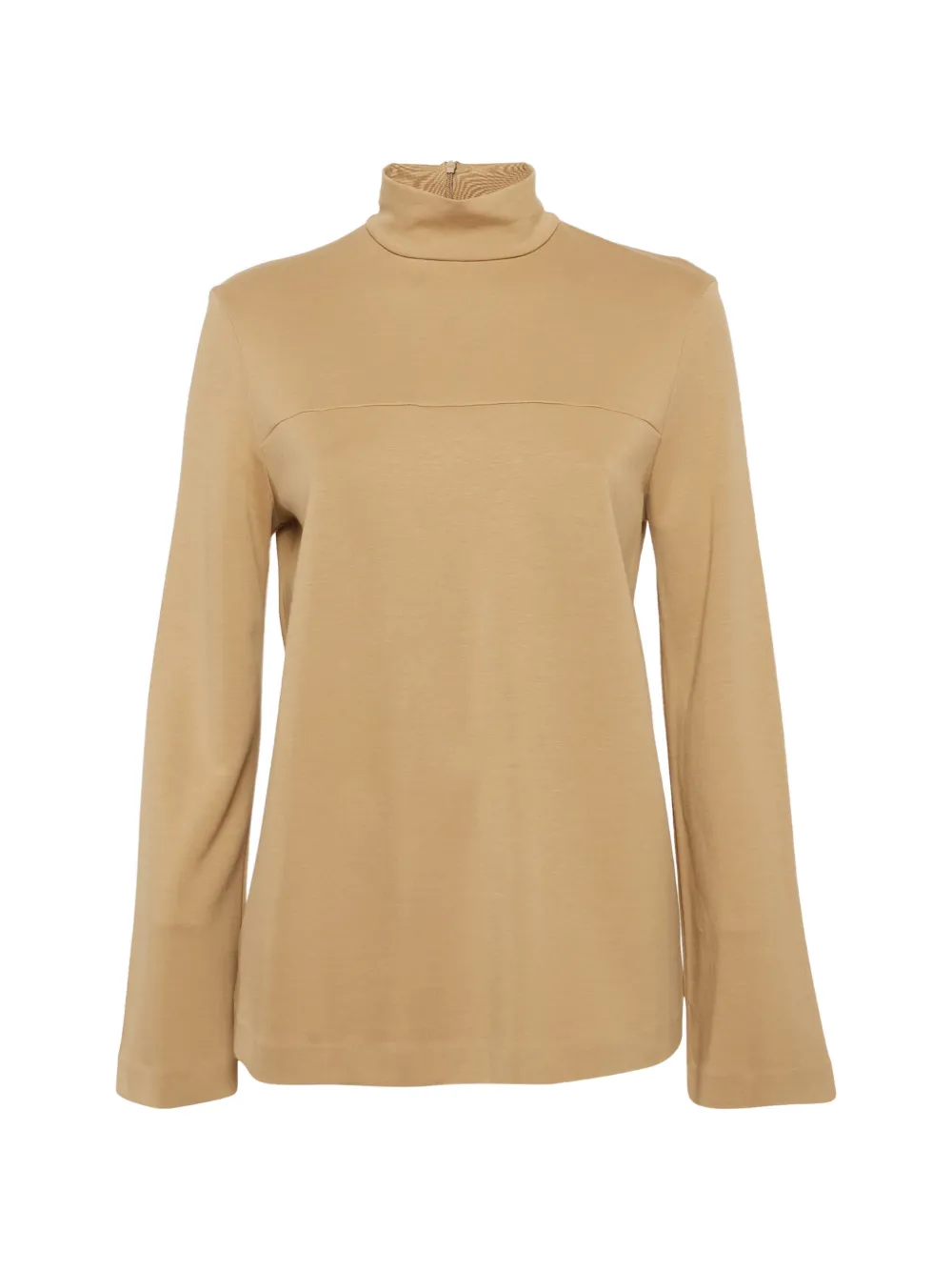 Pre-owned Max Mara High-neck Sweatshirt In Neutral