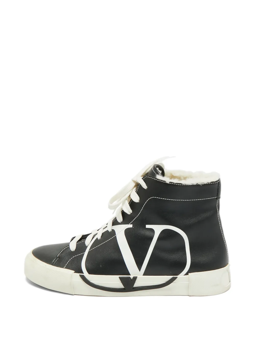 Valentino Garavani Pre-Owned VLogo Signature high-top sneakers - Nero