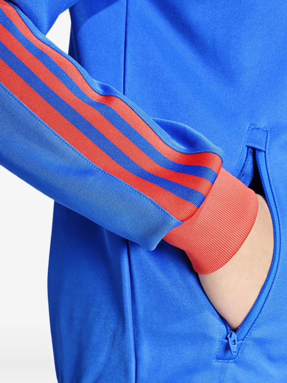 adidas Gestreepte sweater Blauw