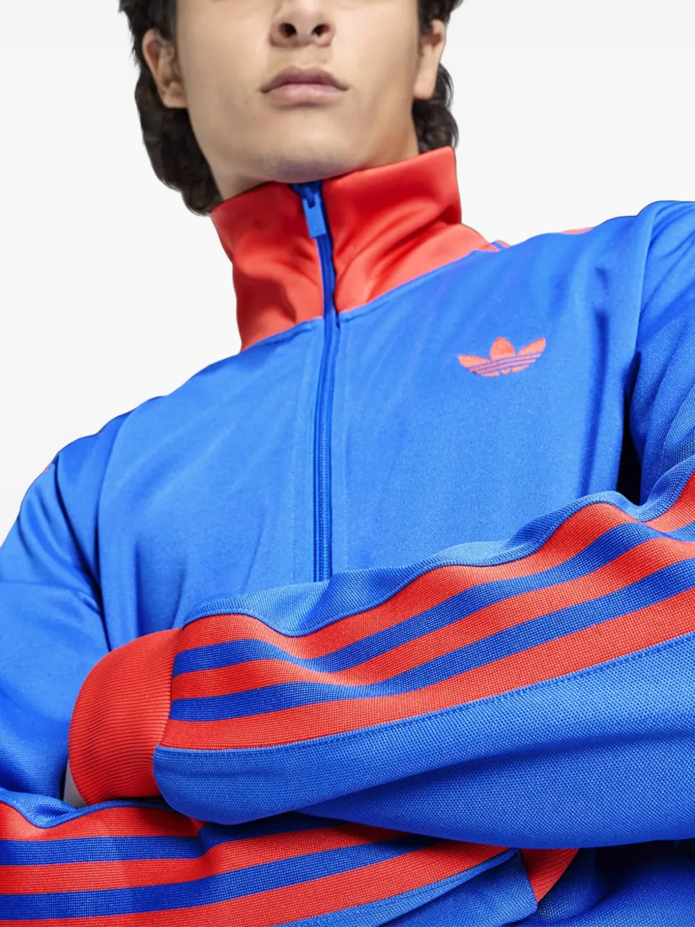 adidas Gestreepte sweater Blauw