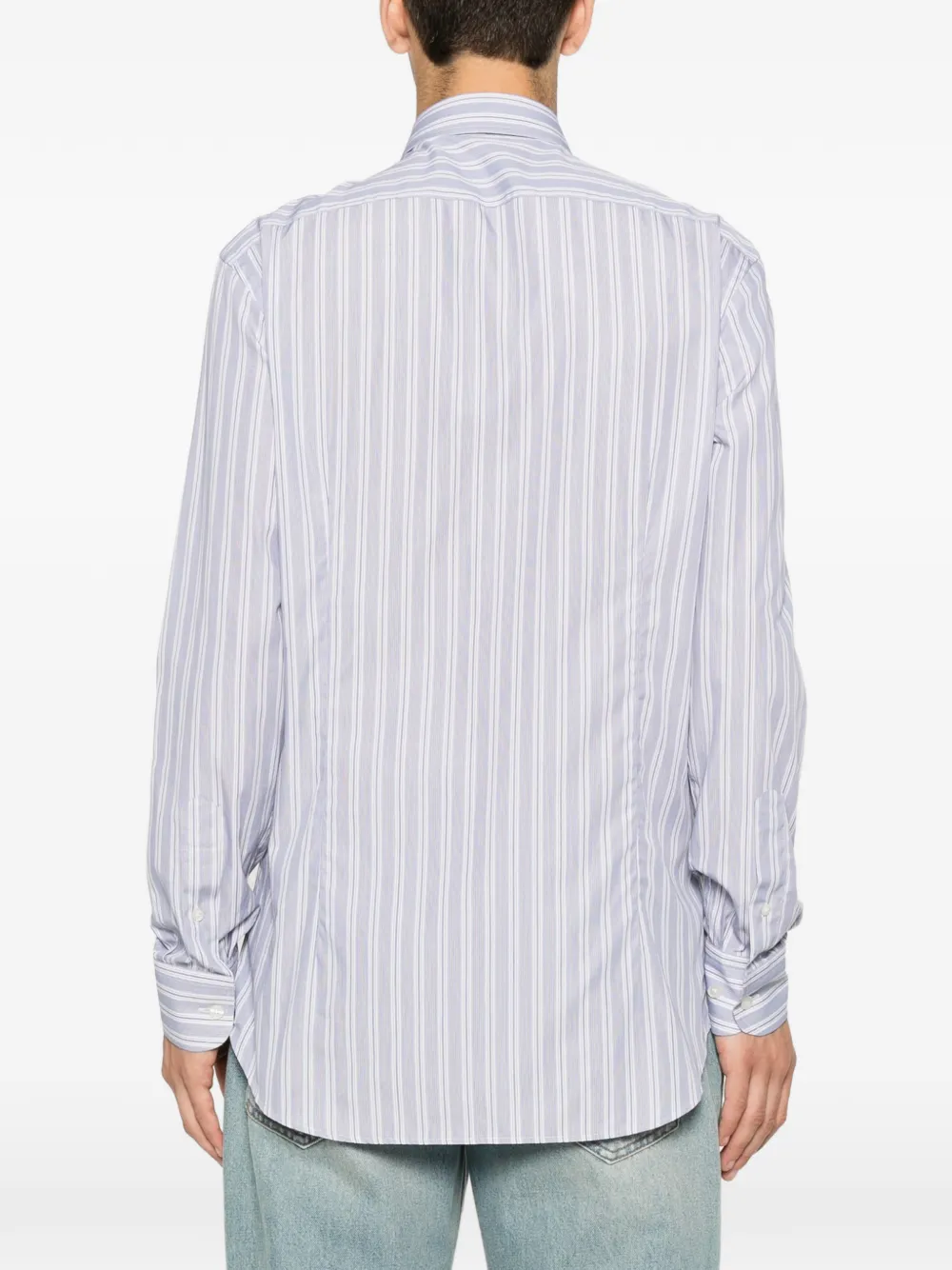 ETRO Gestreept overhemd Blauw