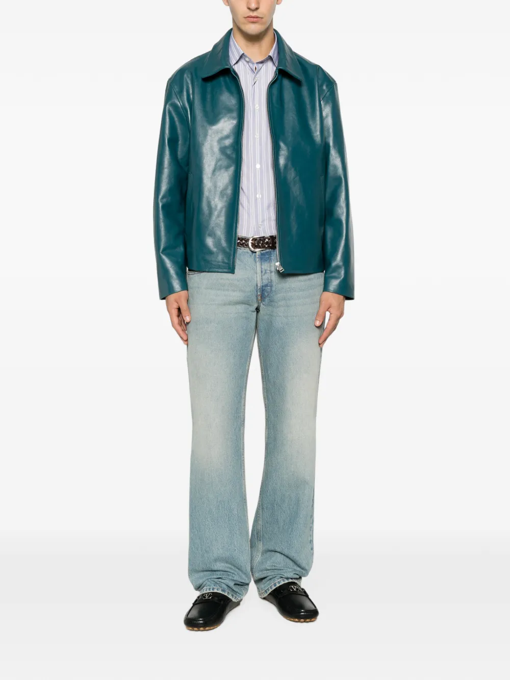 ETRO Gestreept overhemd Blauw